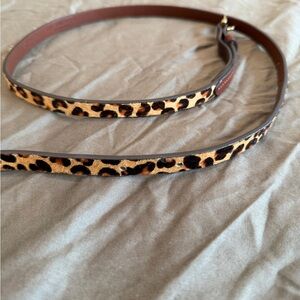 Madewell Leopard Hair Belt size XS/S